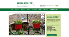 Desktop Screenshot of andersonpots.com